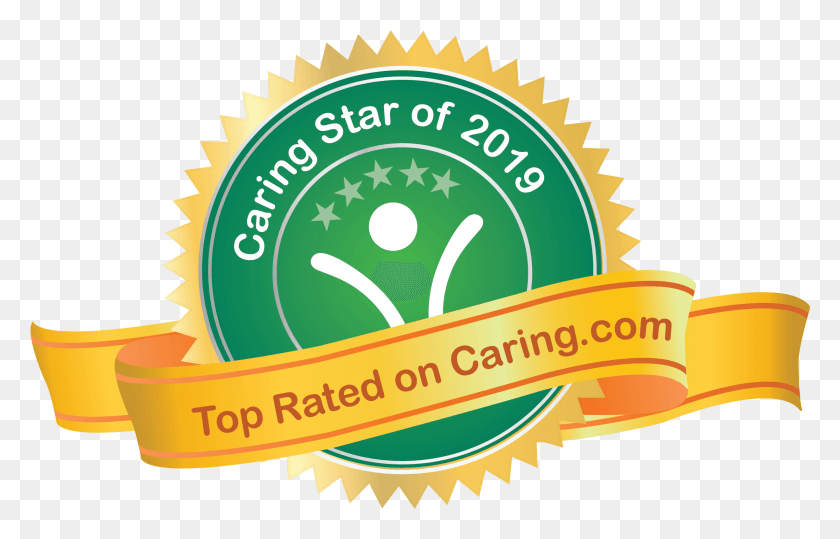 2452x1508 Voted Best In Senior Living 2018 And Caringstar 2019, Label, Text, Logo HD PNG Download
