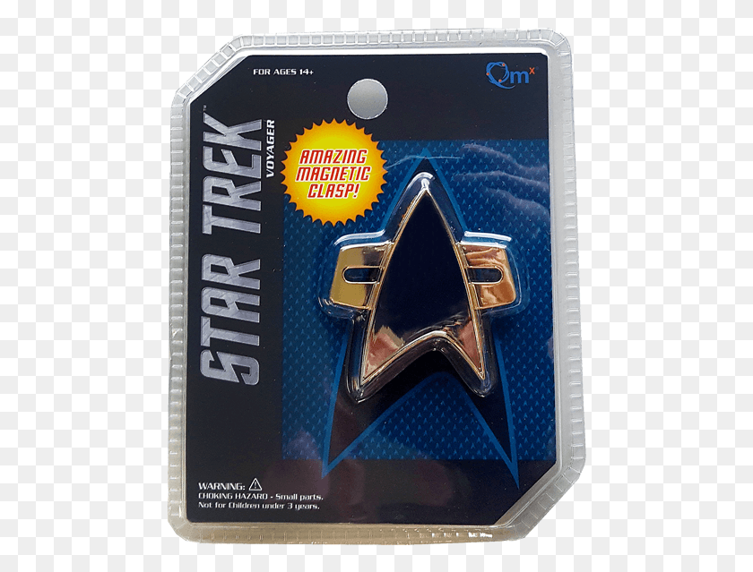 468x579 Voyager Communicator Replica Badge Star Trek Ds9 Voyager Combadge, Logo, Symbol, Trademark HD PNG Download