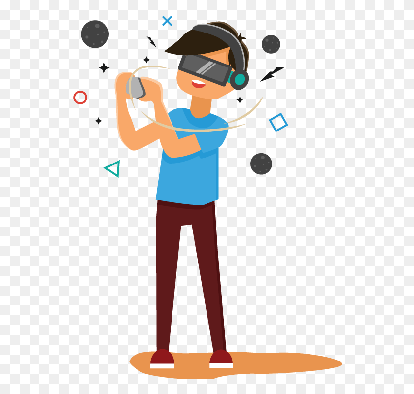 550x740 Vr Game Development Vr Game Clip Art, Juggling, Standing, Female HD PNG Download