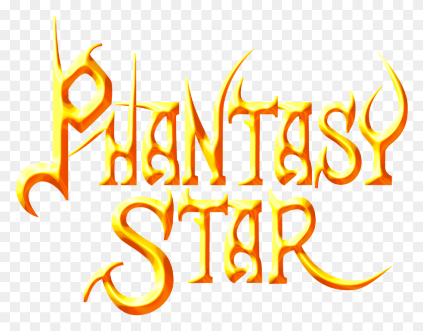 907x695 Vr Retro Games Phantasy Star Logo, Text, Alphabet, Diwali HD PNG Download