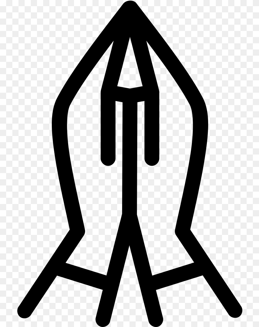Vratham Sign, Gray PNG