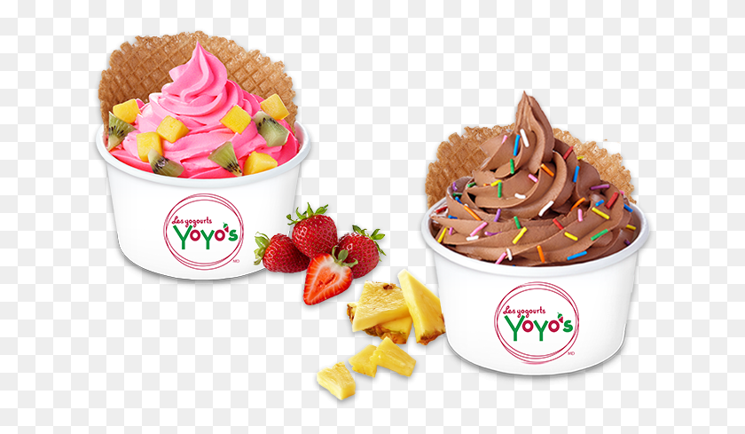638x429 Waffle Frozen Yogurt, Cream, Dessert, Food HD PNG Download