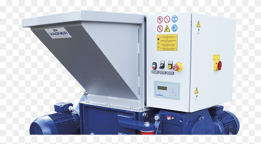 704x405 Wagner To Launch The 39better Shredder39 For Recycling Plastic Shredder, Machine, Lathe, Electrical Device HD PNG Download