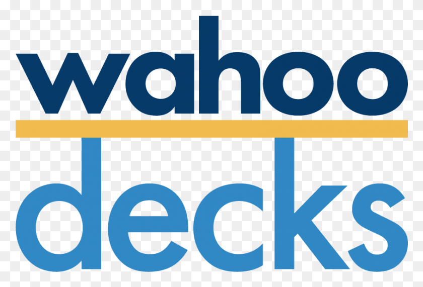 844x554 Главный Логотип Wahoo Decks Графический Дизайн, Текст, Алфавит, Слово Hd Png Скачать