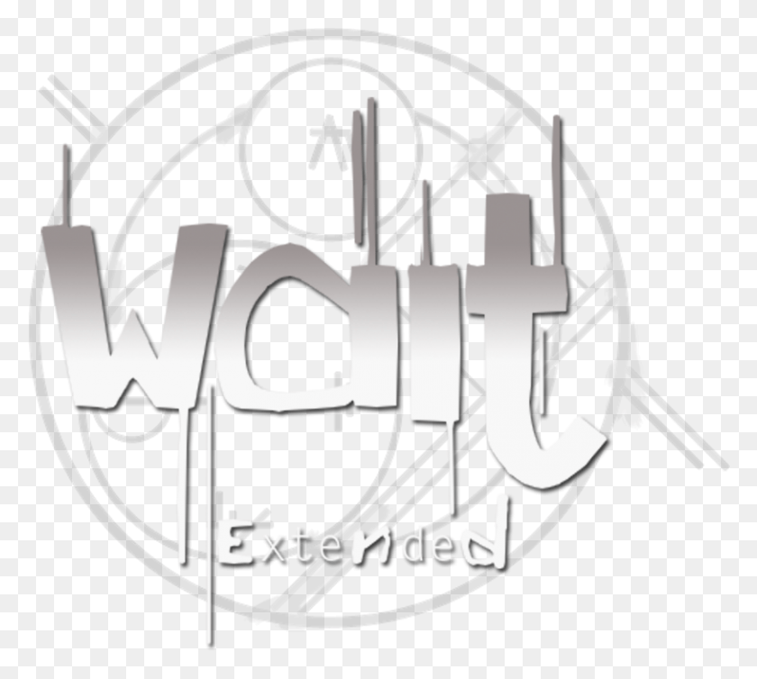 812x723 Wait Is A Mystery Horror Game Inspired By The Works Calligraphy, Word, Logo, Symbol HD PNG Download