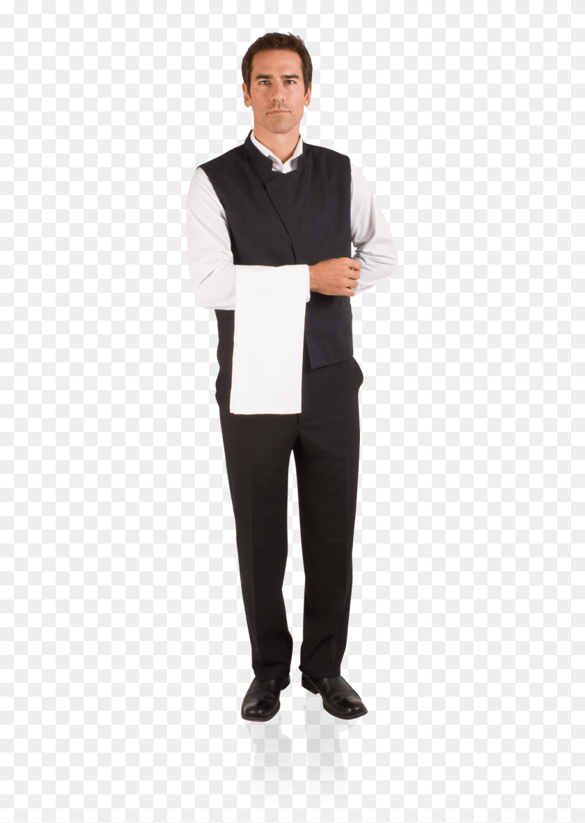 307x1121 Waiter Walking Waiters, Clothing, Suit, Overcoat HD PNG Download