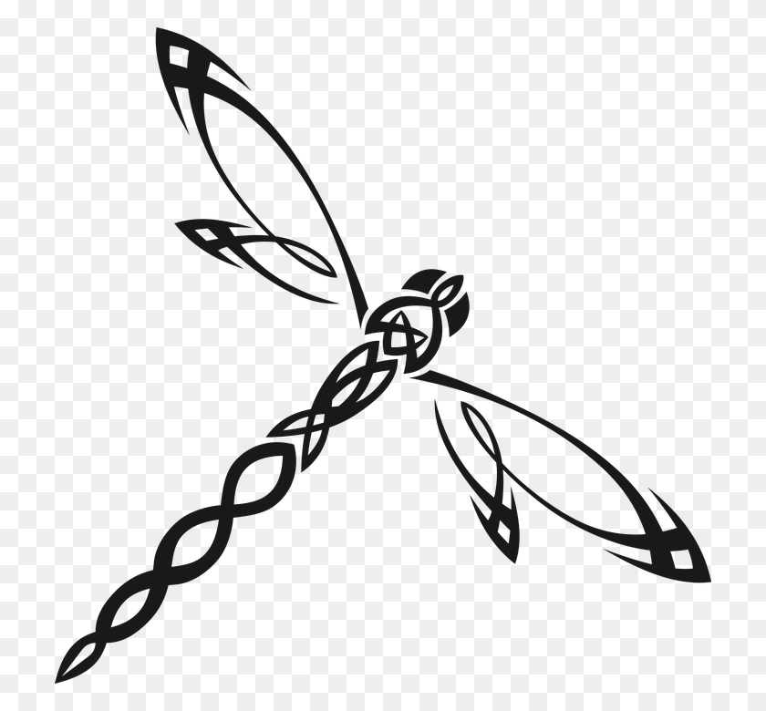 720x720 Waka Insect Wings Worm Tattoo No Background Dragonfly Clip Art, Bow, Knot HD PNG Download