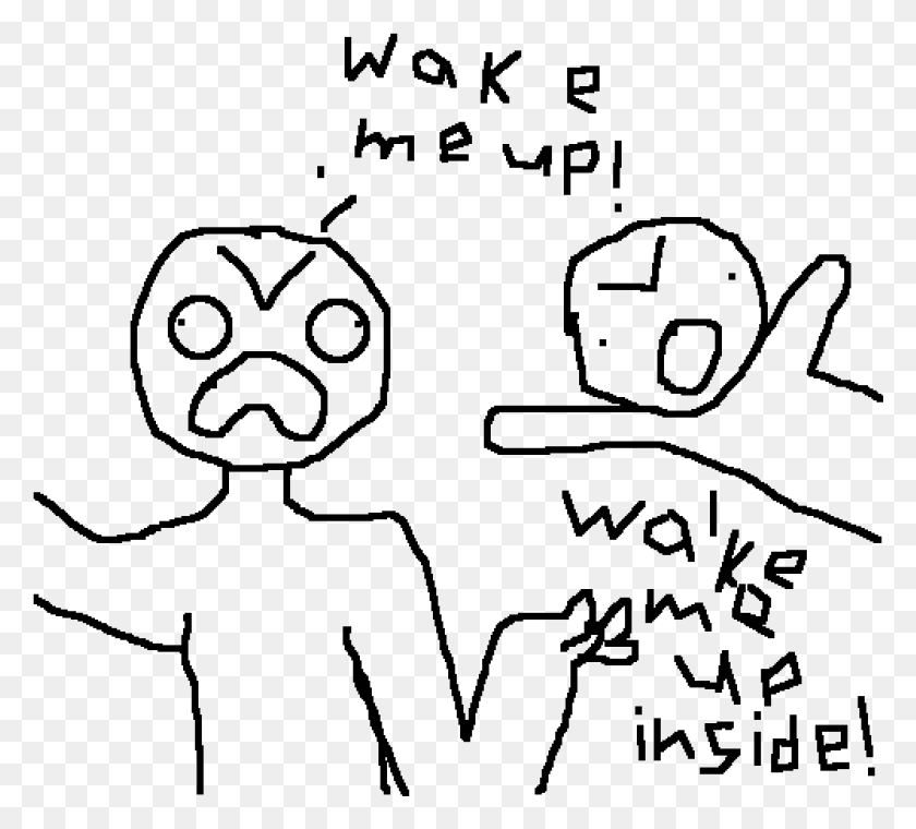 1001x899 Wake Me Up Collab Drawing, Grey, World Of Warcraft Hd Png