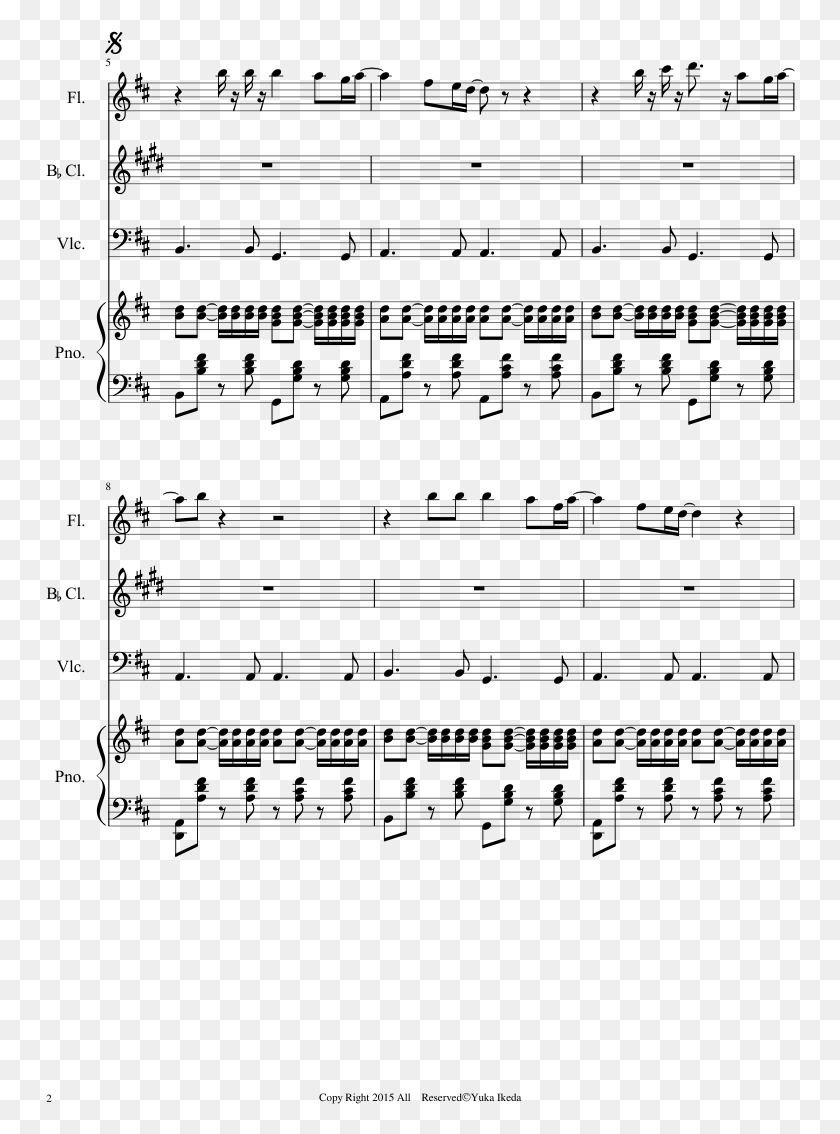750x1074 Descargar Png Wake Me Up God Is A Woman Piano Partitura, Grey, World Of Warcraft Hd Png