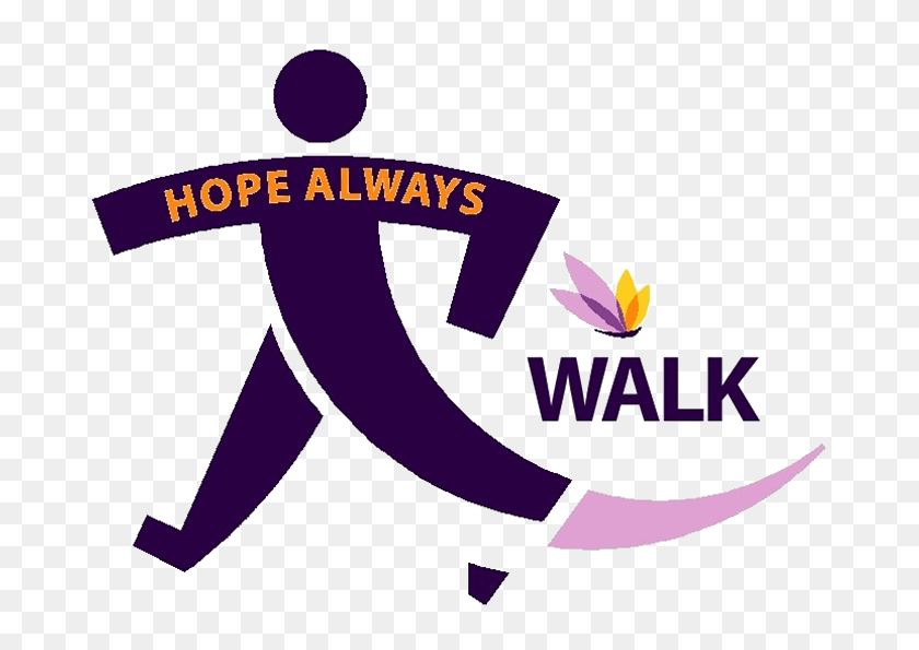 686x535 Walk Logo Walking Logo, Symbol, Trademark, Purple HD PNG Download