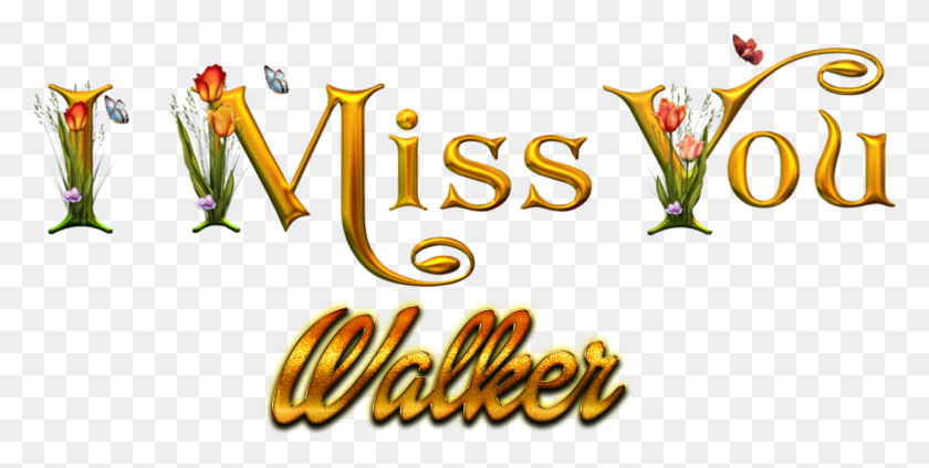 1780x831 Walker Missing You Name Miss You Michelle, Alphabet, Text, Slot HD PNG Download