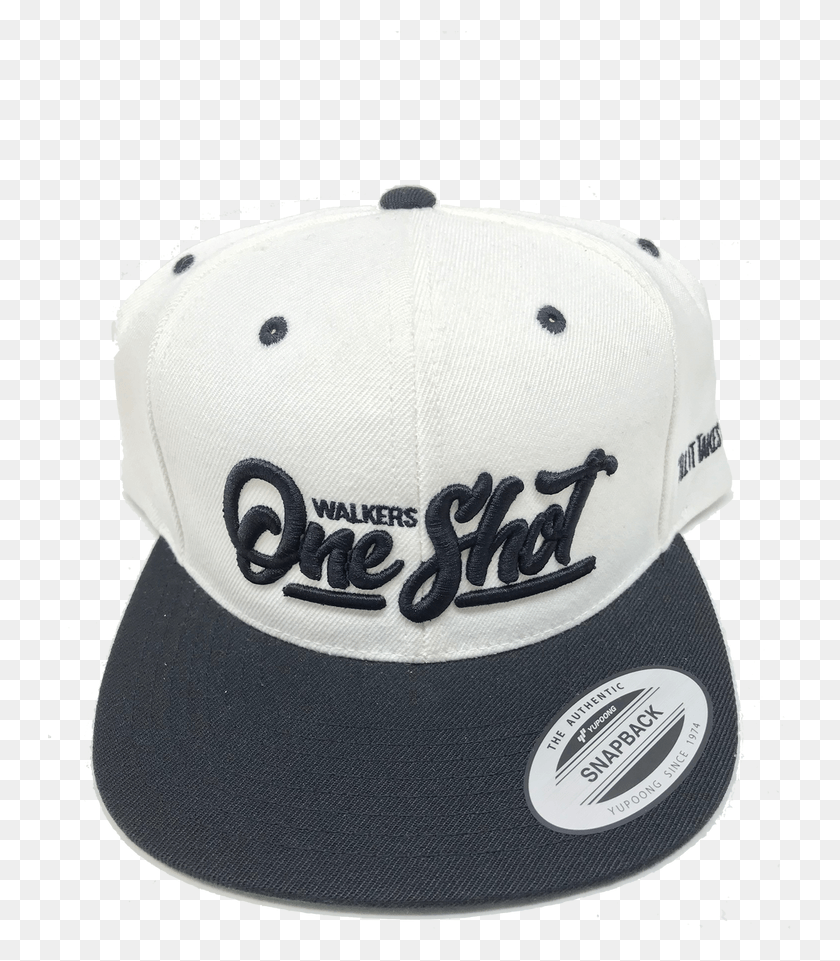 Walkers Oneshot Snapback White Amp Black Baseball Cap, Clothing, Apparel, Cap HD PNG Download