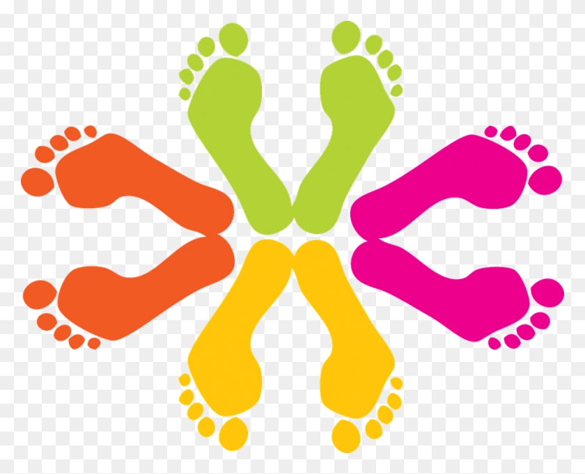 904x720 Walking Feet Clipart Footprints Footprint Feet Free Cartoon Feet, Pattern, Ornament, Symbol HD PNG Download
