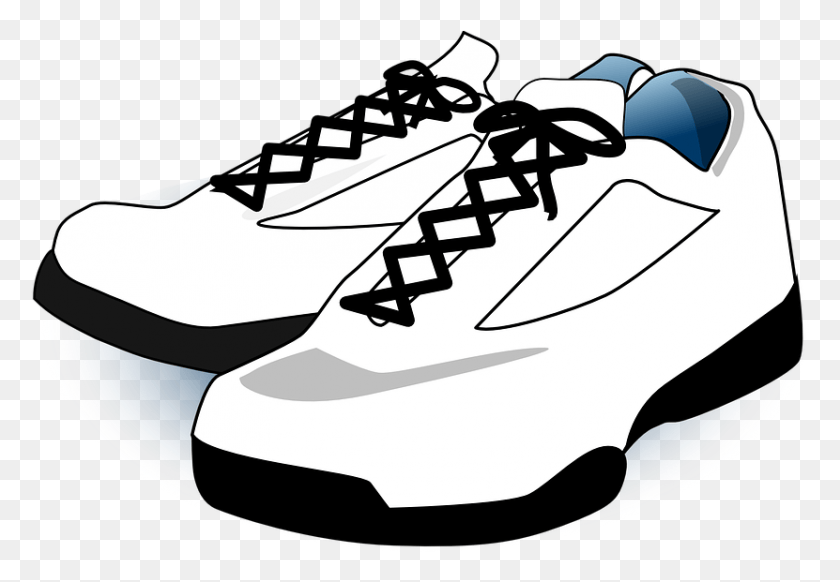 831x557 Walking Style Images Shoes Clip Art, Clothing, Apparel, Footwear HD PNG Download