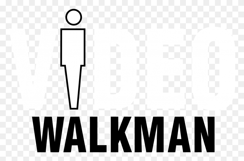 2331x1482 Логотип Walkman Прозрачный Черный И Белый, Этикетка, Текст, Слово Hd Png Скачать