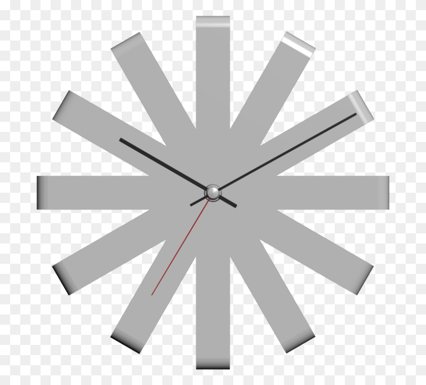 697x699 Настенные Часы Настенные Часы Настенные Часы Изображение Дизайн Прозрачный, Настенные Часы, Крест, Символ Png Скачать