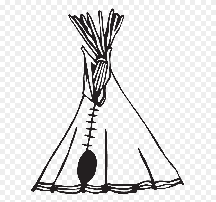 600x727 Wall Decal Bumper Sticker Tipi Teepee Decal, Stencil, Text HD PNG Download