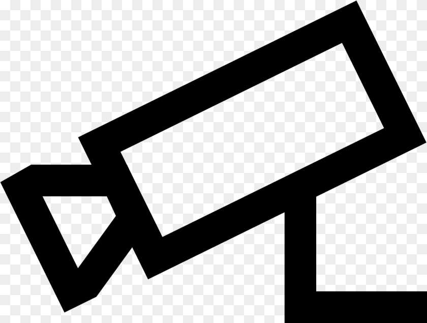 Wall Mount Camera Icon Bullet Camera Icon, Gray Clipart PNG