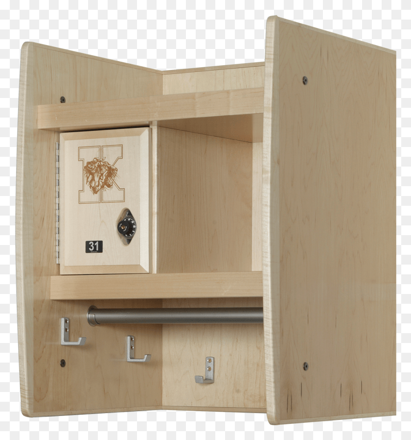 1346x1447 Wall Mount Wood Sports Locker Wood Wall Locker, Furniture, Cabinet, Drawer HD PNG Download