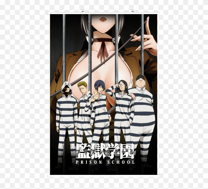 475x704 Wall Scroll Prison School Anime School Prison, Person, Human, Poster HD PNG Download