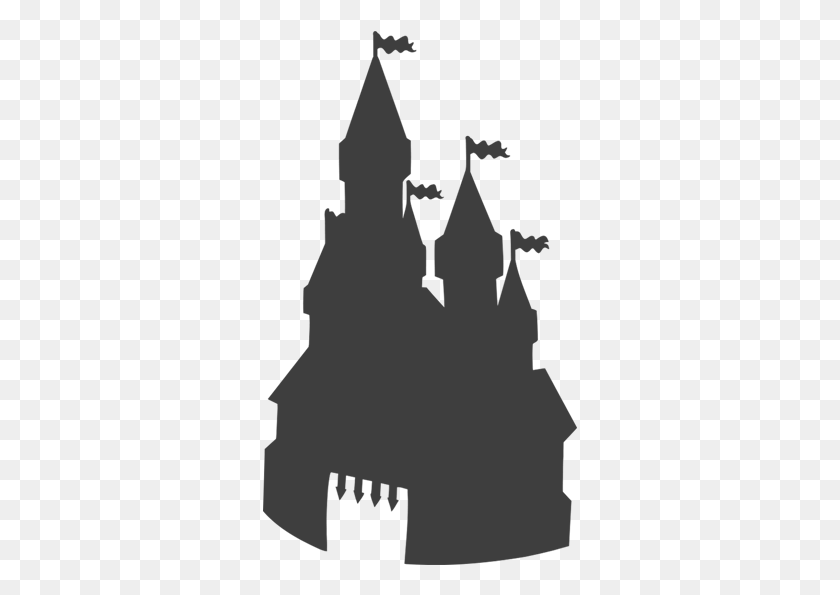 315x535 Wall Silhouette At Castle Silhouette, Stencil, Clothing Descargar Hd Png