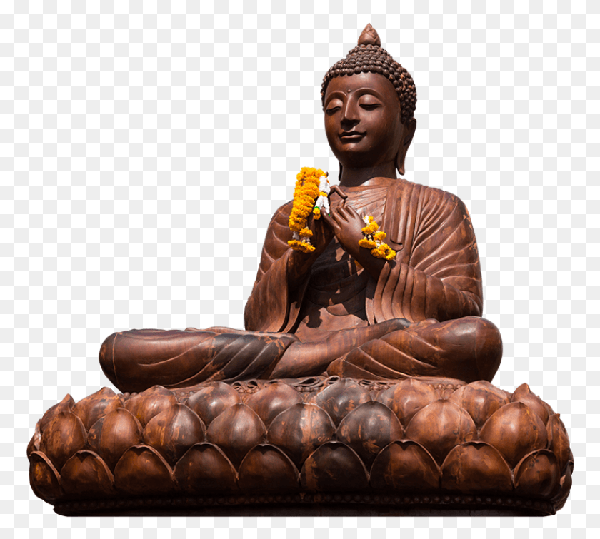 769x695 Wall Sticker The Carved Of Buddha Made Of Iron Wood Gautama Buddha, Worship, Person HD PNG Download