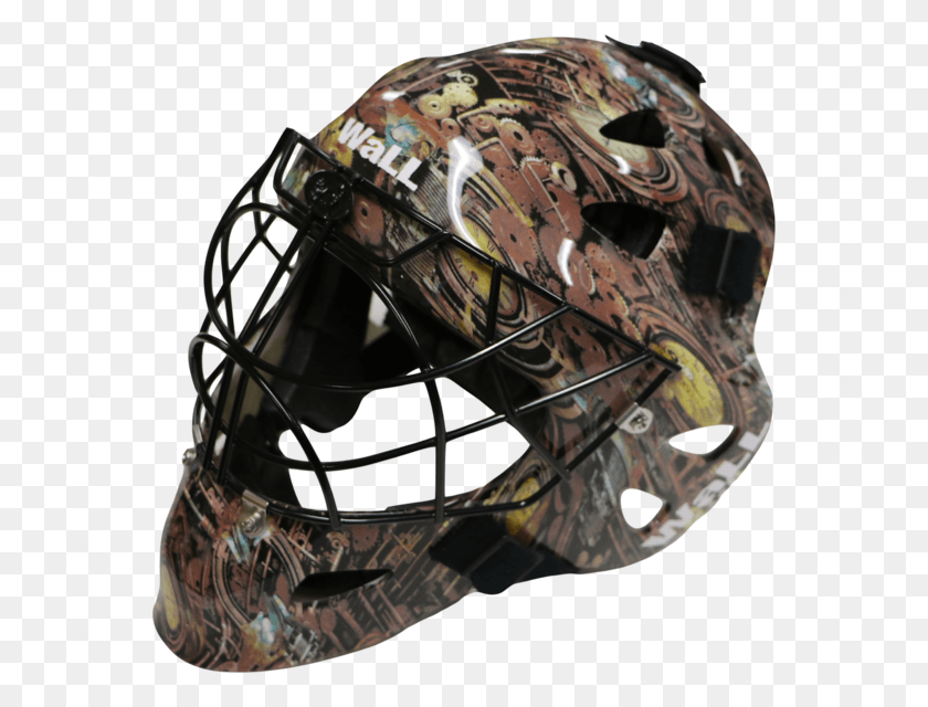 567x580 Wall W3f Steam Punkt Floorball Mask Camouflage Military Camouflage, Clothing, Apparel, Helmet HD PNG Download