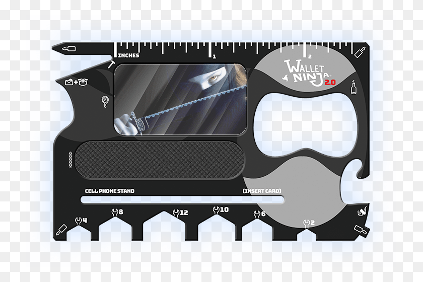 735x500 Кошелек 20 Инструментов Кошелек Ниндзя, Пистолет, Оружие, Вооружение Hd Png Скачать