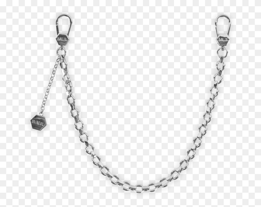 674x606 Wallet Chain Front Balr Wallet Chain Transparent, Necklace, Jewelry, Accessories HD PNG Download