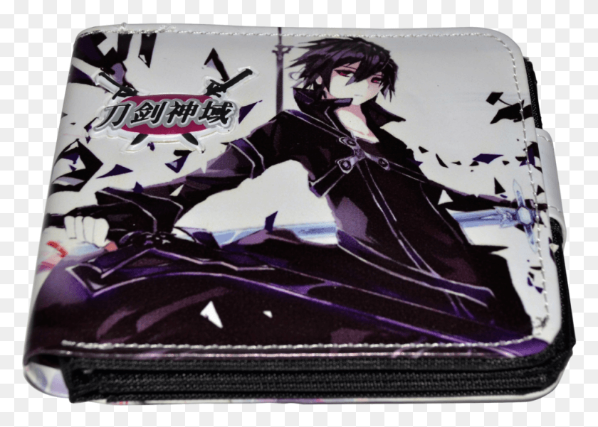 969x673 Wallet Double Decker Sword Art Online Kirito, Person, Human, Manga HD PNG Download