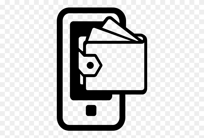 373x511 Wallet Vector Mobile Mobile Payment Icon, Gray, World Of Warcraft HD PNG Download