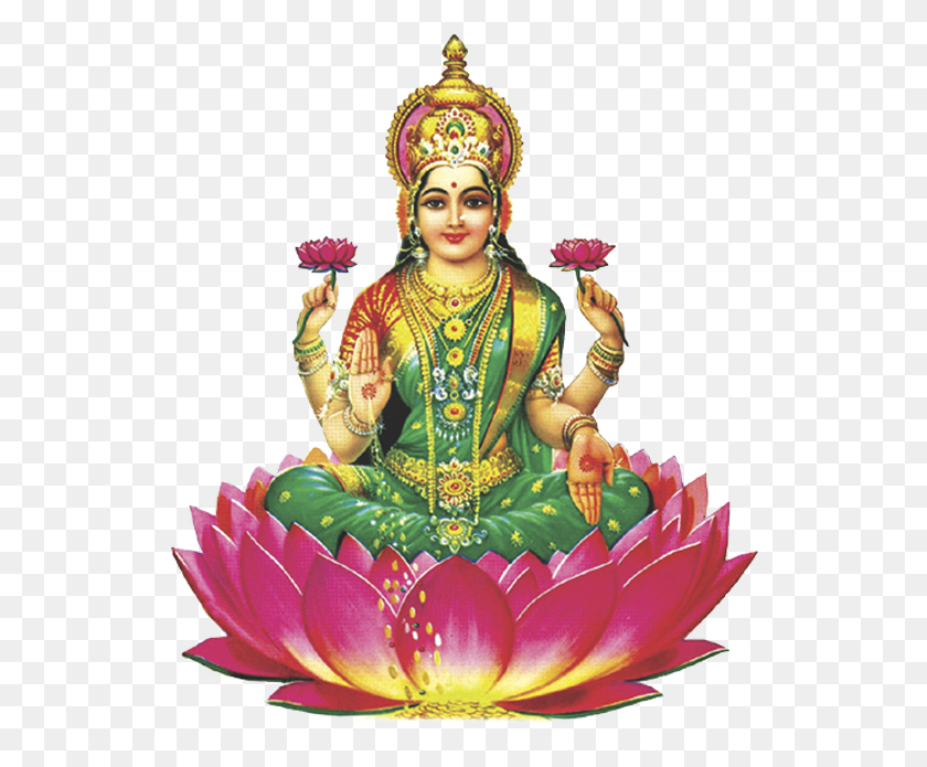 538x635 Wallpaper Lakshmi Gods, Person, Human, Worship HD PNG Download