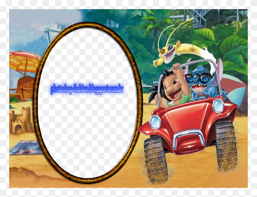1024x768 Wallpaper Stich Lilo And Stitch, Buggy, Vehicle, Transportation HD PNG Download