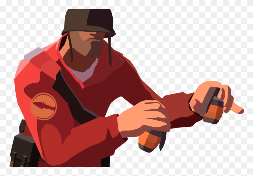 1070x721 Wallpapers For Gt Soldier Wallpaper Tf2 Tf2 Soldier Vector, Person, Human, Hand HD PNG Download