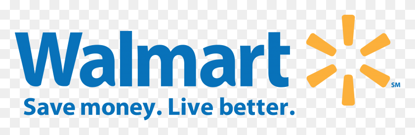2846x787 Walmart Supercenter Walmart Logo And Slogan, Word, Text, Label HD PNG Download