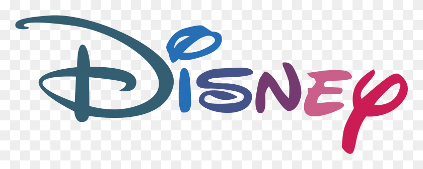 2331x829 Walt Disney Logo Disney Logo Color, Text, Handwriting, Alphabet HD PNG Download