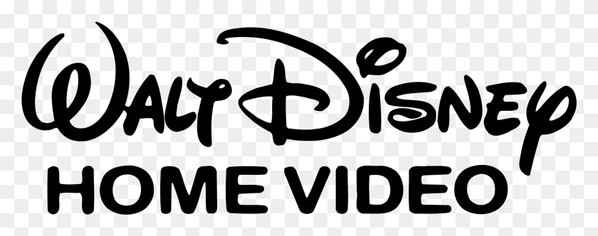 2331x815 Walt Disney Logo Walt Disney Home Video, Gray, World Of Warcraft HD PNG Download