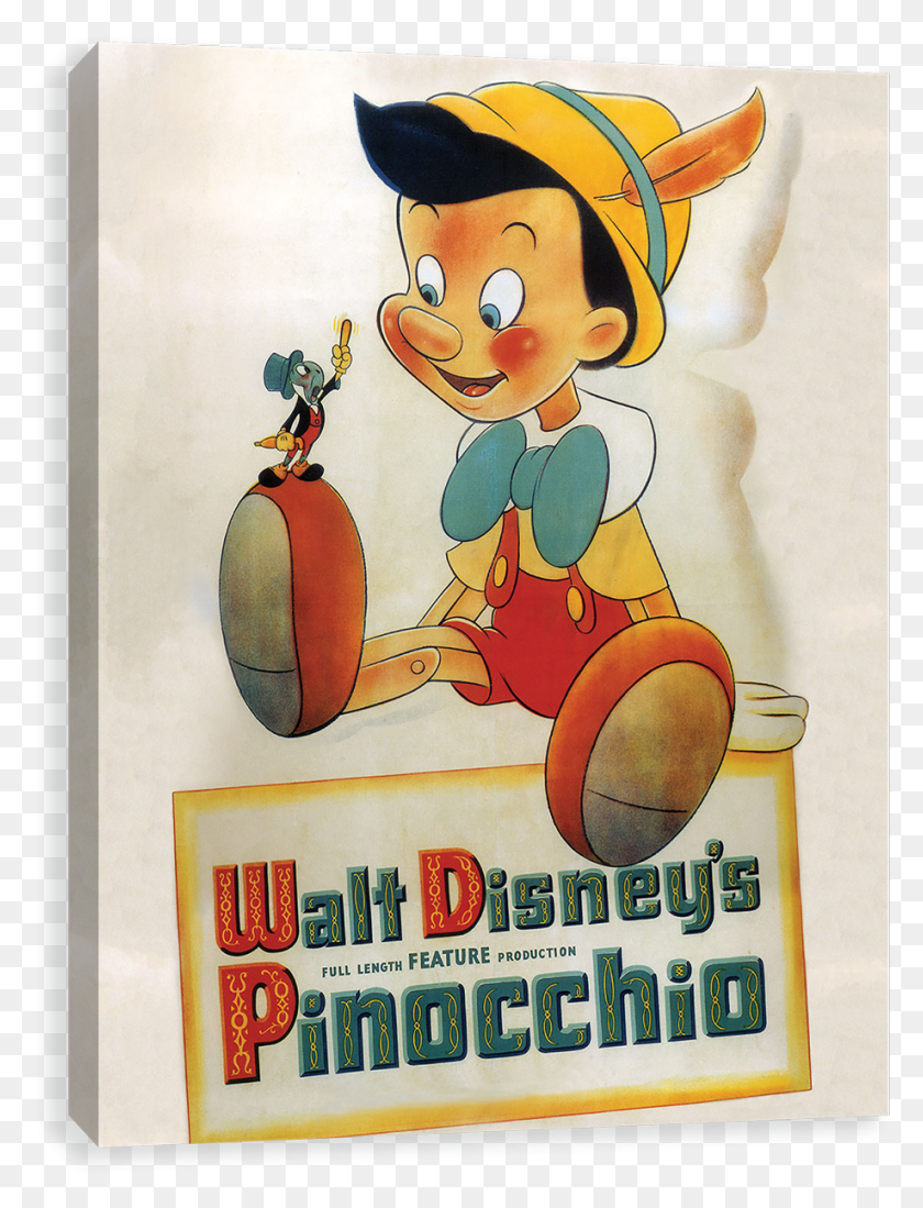 919x1225 Уолт Дисней Пиноккио Оригинал, Реклама, Текст, Этикетка Hd Png Скачать