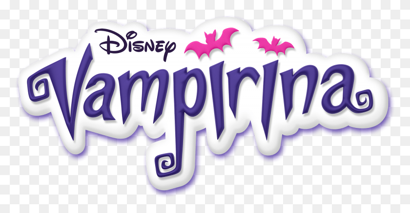 1755x852 Walt Disney Vampirina, Label, Text, Sticker HD PNG Download