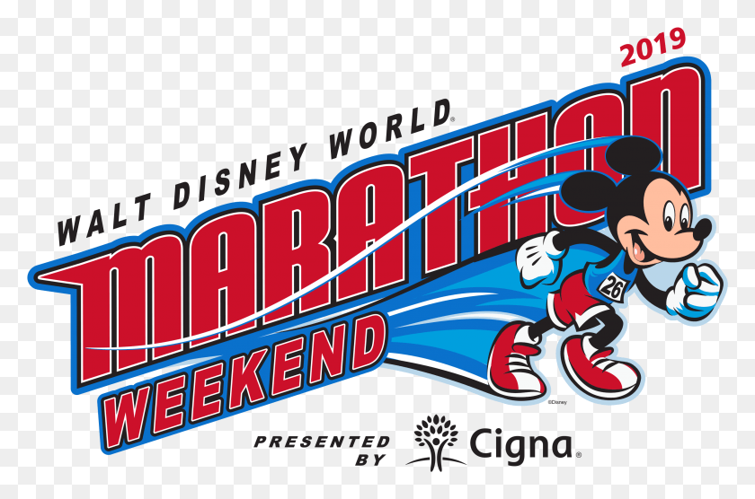2799x1782 Walt Disney World Marathon Weekend Presented By Cigna Disney Half Marathon 2019, Text, Graphics HD PNG Download