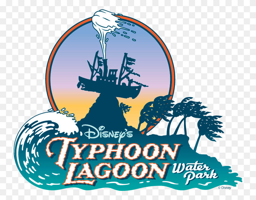 750x595 Walt Disney World Minecraft Parks Amp Resorts Disney Typhoon Lagoon Logo, Adventure, Leisure Activities, Text HD PNG Download