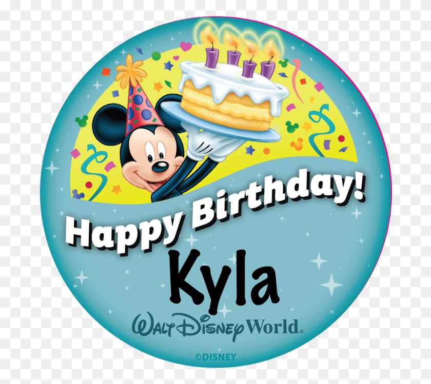 688x689 Walt Disney World Todayverified Account Disney Birthday Pin, Birthday Cake, Cake, Dessert HD PNG Download