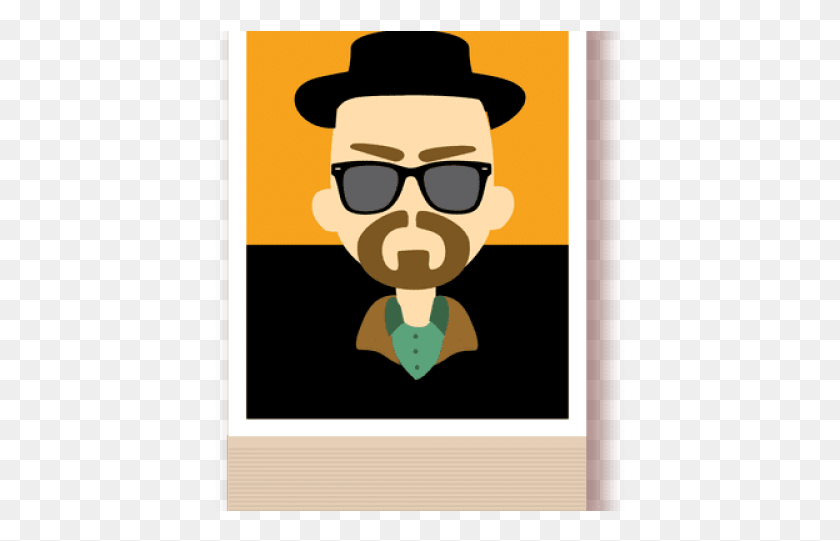 411x481 Walter White Clipart Svg Poster, Sunglasses, Accessories, Accessory HD PNG Download