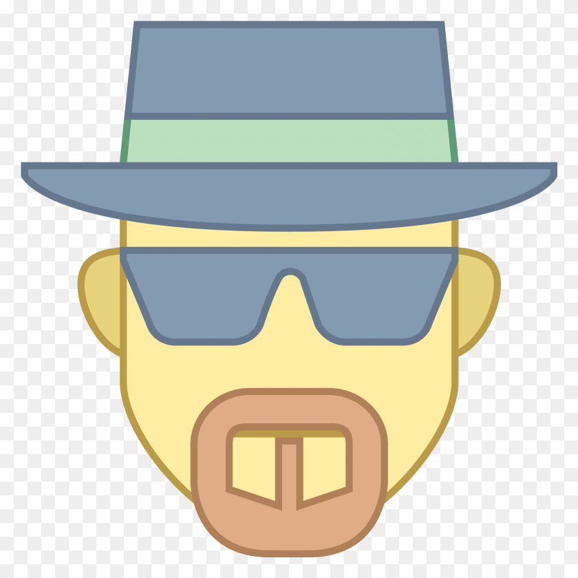 1521x1521 Walter White Icon Cartoon, Clothing, Apparel, Hat HD PNG Download