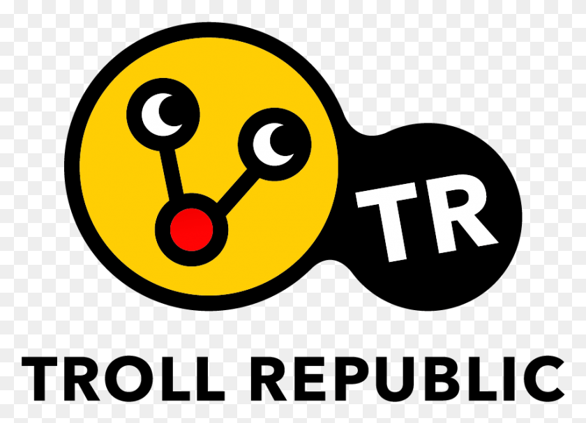 856x601 Wana Add Your Groups Watermark Click Here Troll Republic Logo, Symbol, Trademark, Machine HD PNG Download