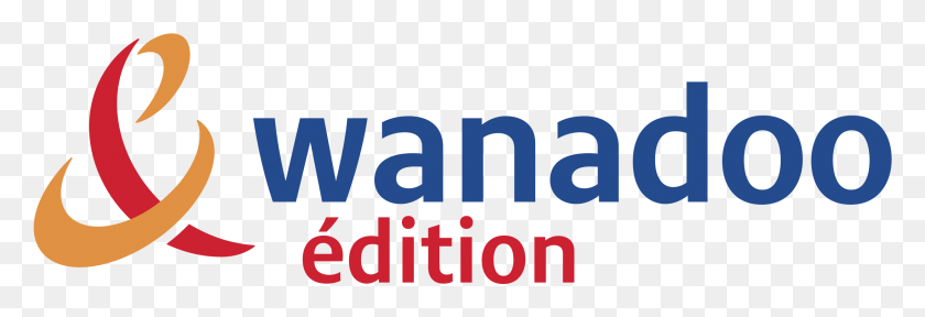 2191x643 Логотип Wanadoo Edition Прозрачный Графический Дизайн, Текст, Алфавит, Слово Hd Png Скачать