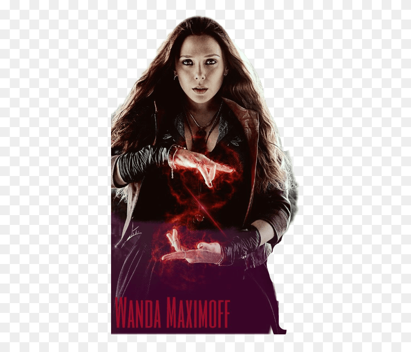 385x660 Wanda Maximoff Red Marvel Characters Female, Performer, Person, Human HD PNG Download