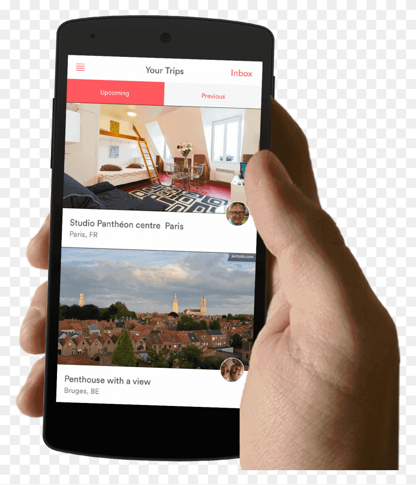 1284x1517 Хотите Запустить Собственное Мобильное Приложение Airbnb Airbnb, Человек, Человек, Мобильный Телефон Hd Png Скачать