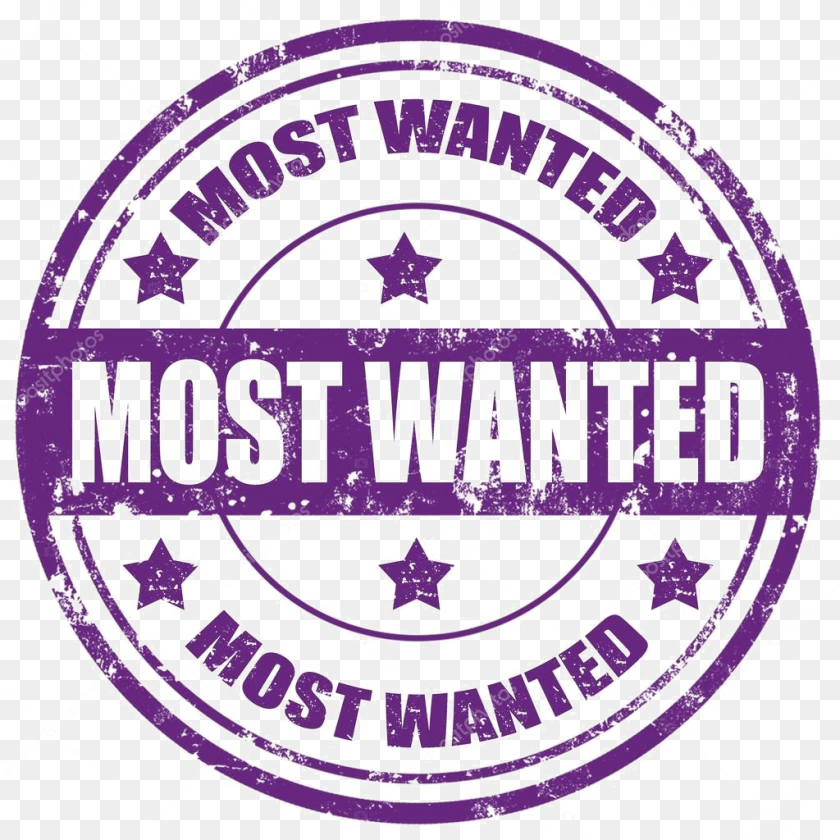 1024x1024 Wanted Stamp Transparent Most Wanted Stamp, Logo, Badge, Symbol, Architecture PNG