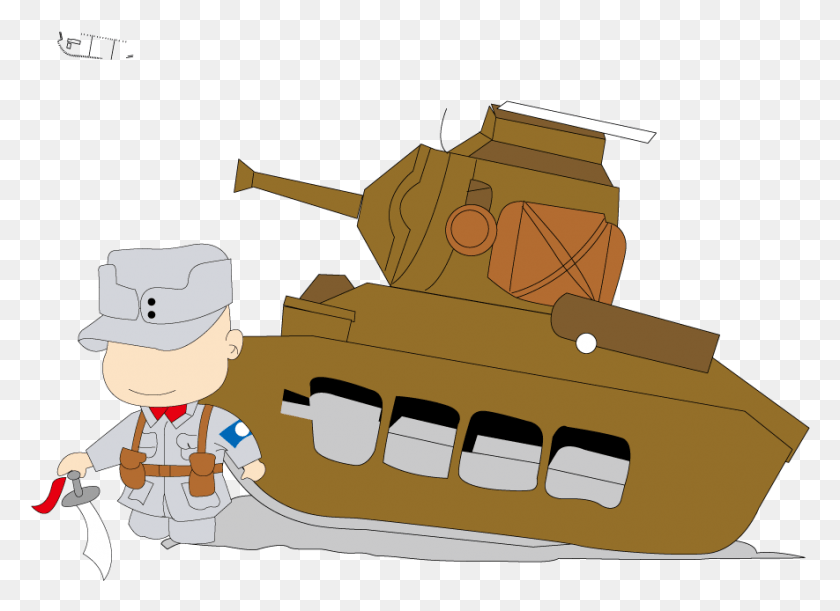 885x626 War Clipart Tank Cartoon Cartoon, Military, Military Uniform, Vehicle HD PNG Download